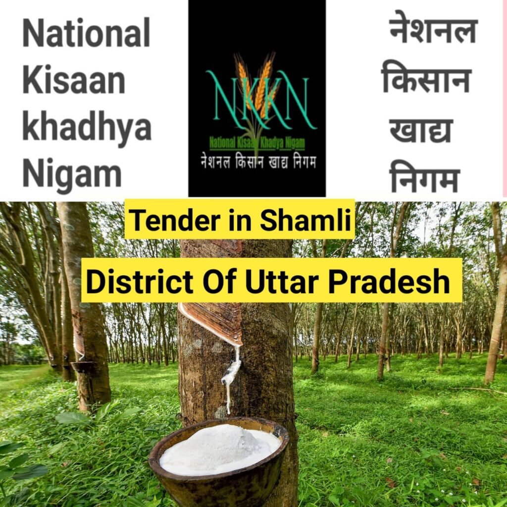 Tender in National Kisaan Khadya Nigam District Shamli of Uttar Pradesh Unit