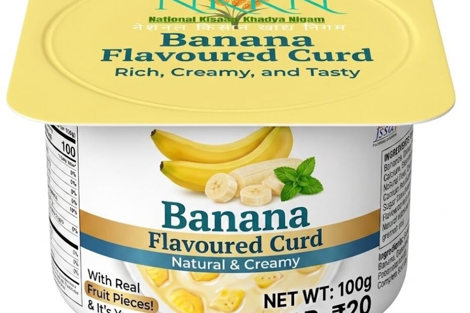 NKKN Brand Banana Flavored Curd