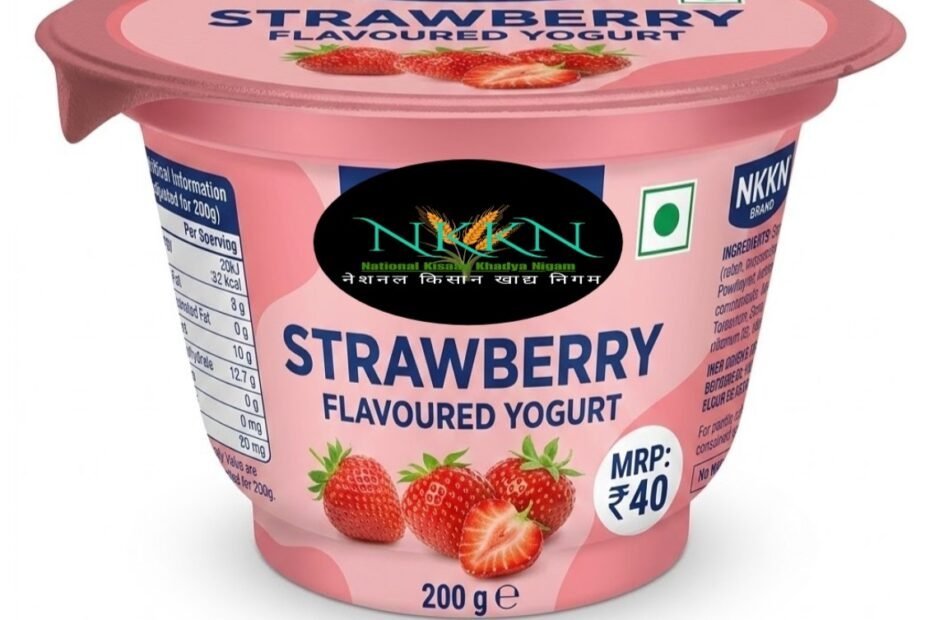 NKKN Brand Strawberry Flavored Yogurt