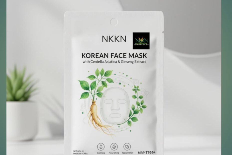 NKKN Korean Face Mask with Centella Asiatica & Ginseng Extract